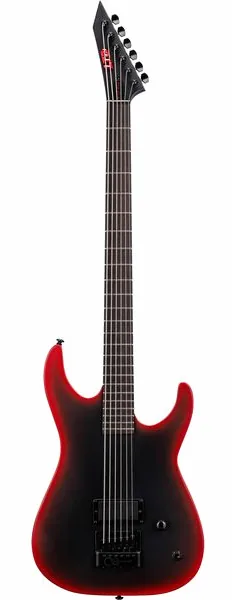 ESP LTD M-6B ET Black Metal II, front view