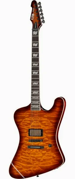 ESP LTD Phoenix QM Tobacco Burst, front view