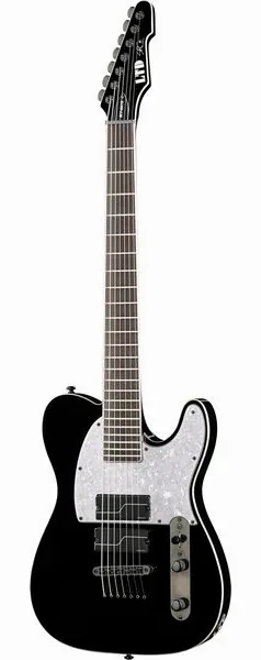 ESP LTD SCT607 Baritone Black, front view