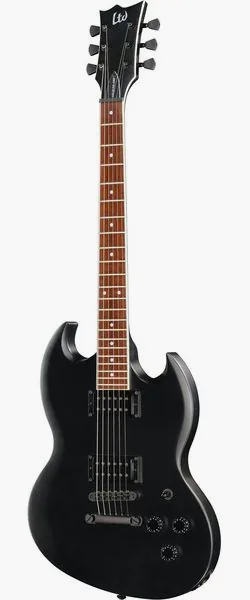 ESP LTD Volsung 200 Black Satin, front view