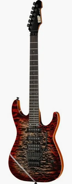 ESP M-III FR FM SD BH BLOOD MOON, front view