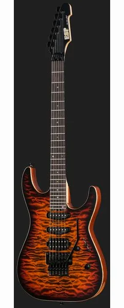 ESP M-III FR QM FSH BH Tiger Eye, detail 2