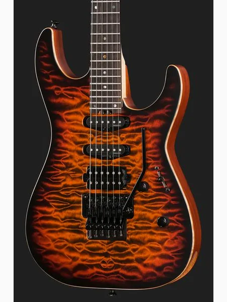 ESP M-III FR QM FSH BH Tiger Eye, detail 4