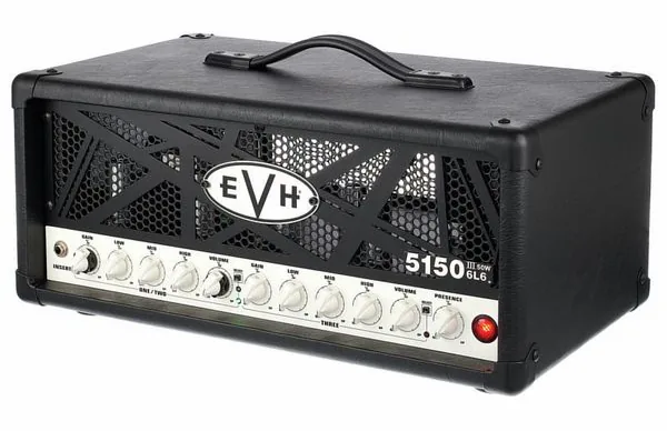 Evh 5150 III 50 W 6L6 Head BK, front view