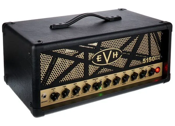 Evh 5150 III 50 W EL34 Head BK, detail 4