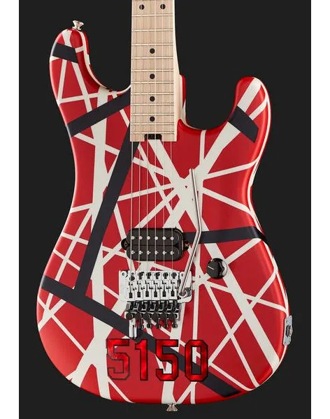 Evh Striped 5150 Red, detail 4