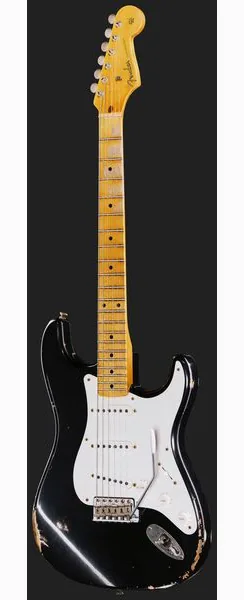 Fender 1958 CR Strat Relic Aged Black, detail 2
