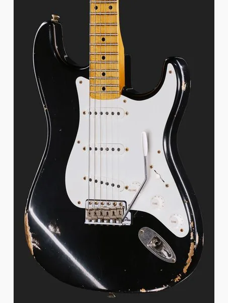 Fender 1958 CR Strat Relic Aged Black, detail 4