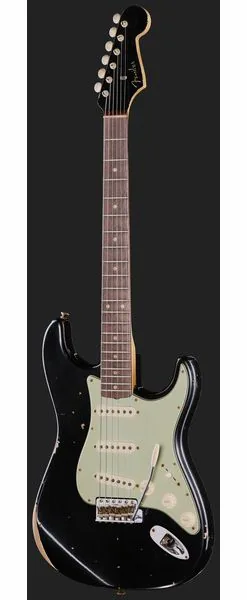 Fender 1960 Strat MP Relic Black, detail 2