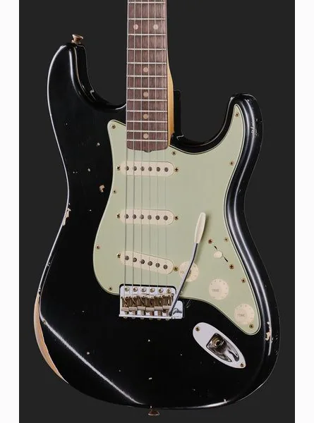 Fender 1960 Strat MP Relic Black, detail 4