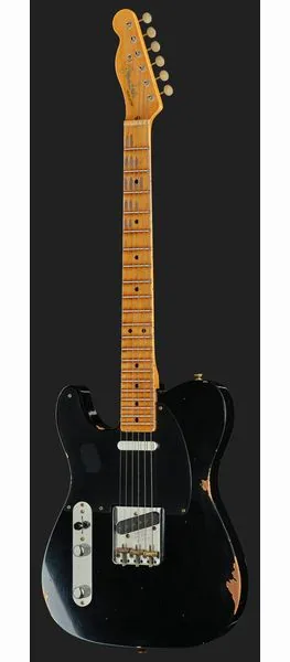 Fender 52 Tele Black Relic LH, detail 2