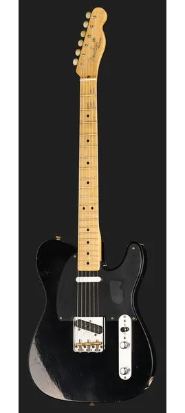 Fender 52 Tele BLK Journeyman Relic, detail 2