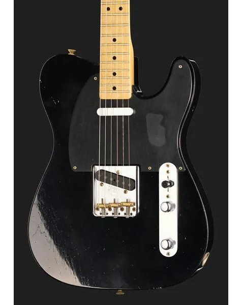 Fender 52 Tele BLK Journeyman Relic, detail 4