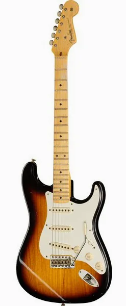 Fender 55 Strat 2TSB Journeyman Relic, front view