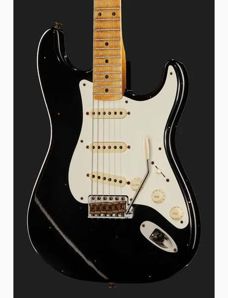 Fender 55 Strat BLK Journeyman Relic, detail 4