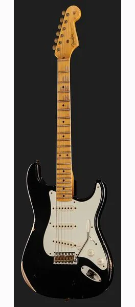Fender 55 Strat BLK Relic, detail 2