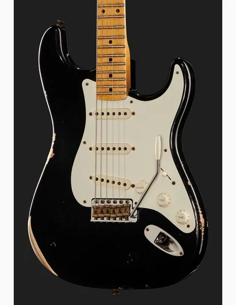 Fender 55 Strat BLK Relic, detail 4
