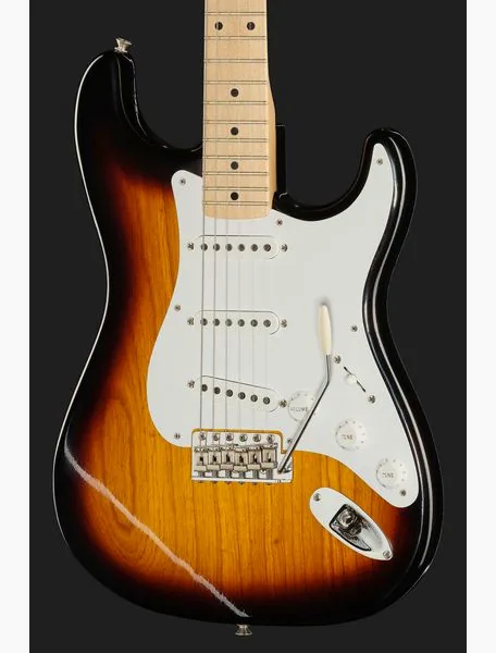 Fender 55 Strat MN Sunburst CC, detail 4