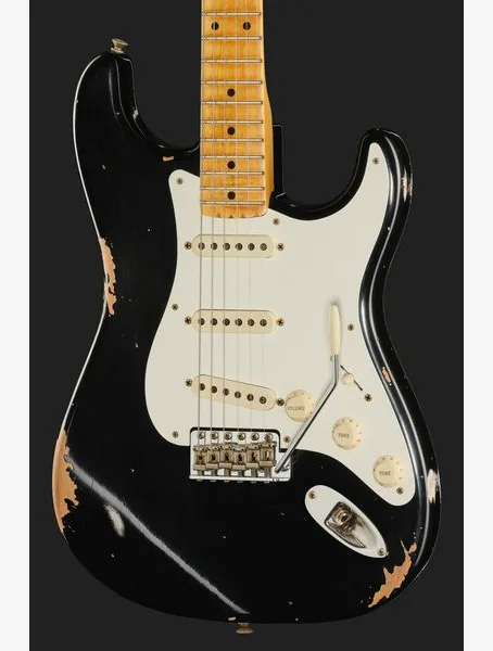 Fender 56 Strat Black Relic, detail 4