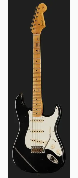 Fender 57 Strat BLK Journeyman Relic, detail 2