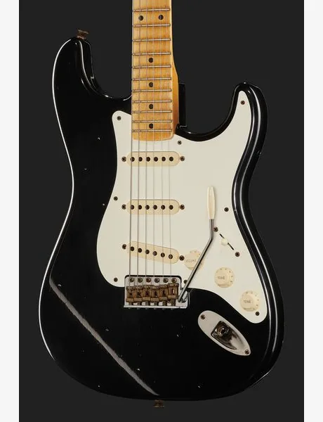 Fender 57 Strat BLK Journeyman Relic, detail 4