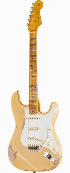 Fender 57 Stratocaster Nocaster Bl HR, front view