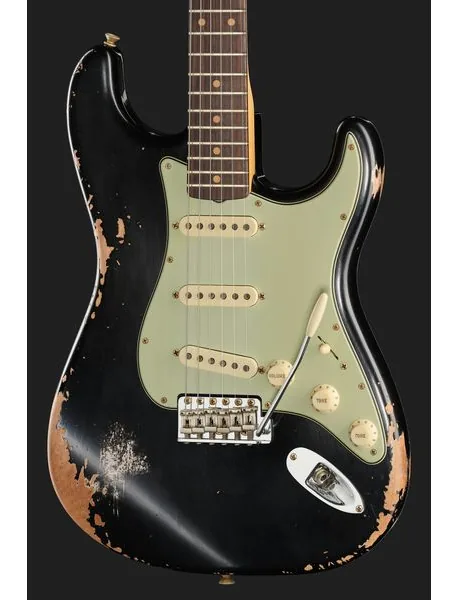 Fender 60 Strat ABLK Heavy Relic, detail 4