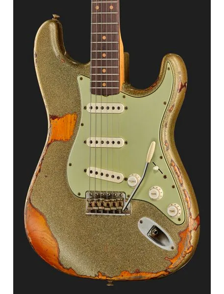 Fender 60 Strat GSoBB SuperRelic MBDB, detail 4