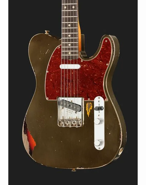 Fender 60s Tele Relic CF over 3TSB, detail 4