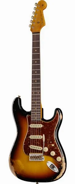 Fender 61 Strat Heavy Relic FSB, front view