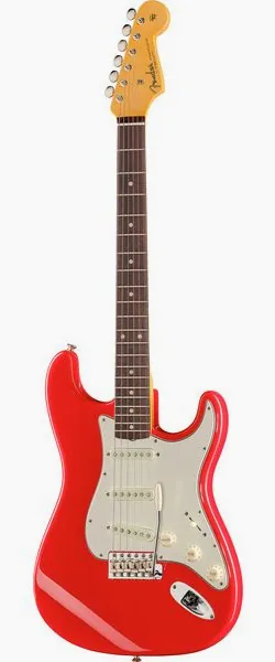 Fender 61 Strat Hot Rod Red RW NOS, front view
