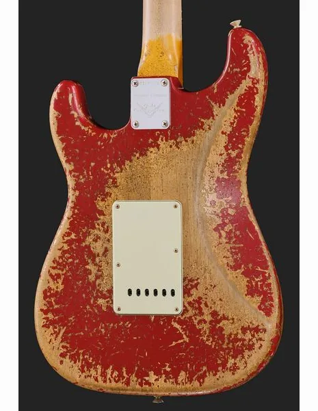 Fender 62/63 Strat SHR Dakota Red, detail 5