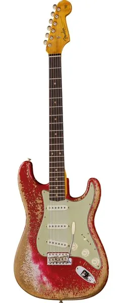 Fender 62/63 Strat SHR Dakota Red, front view