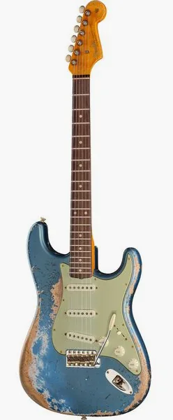 Fender 62/63 Strat SHR Lake Placid, front view