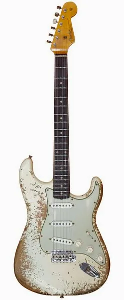 Fender 62/63 Strat SHR Tomatillo G, front view