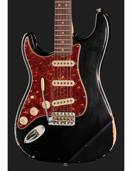 Fender 63 Strat Black Relic LH, detail 4