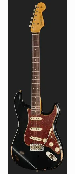 Fender 63 Strat Black Relic, detail 2
