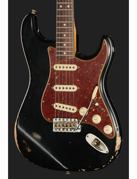 Fender 63 Strat Black Relic, detail 4