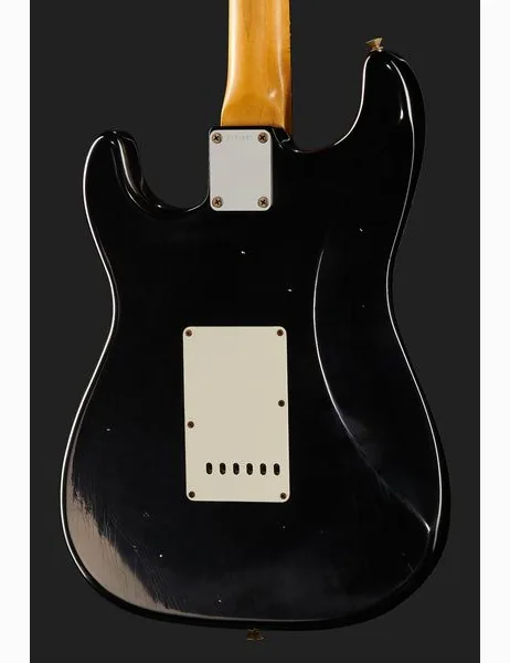 Fender 63 Strat BLK Journeyman Relic, detail 5
