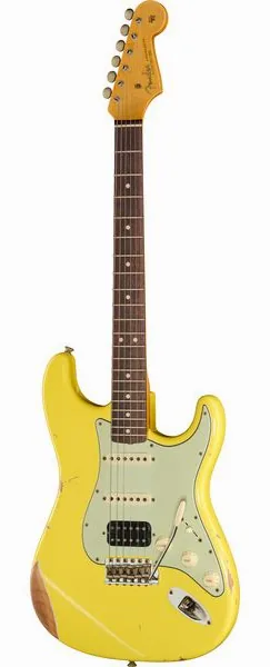 Fender 63 Strat Relic GYW HSS, front view