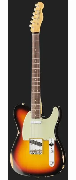 Fender 63 Tele Relic 3-Tone Sunburst, detail 2