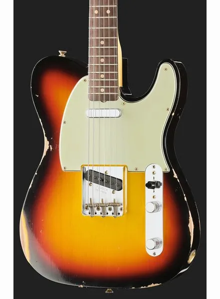 Fender 63 Tele Relic 3-Tone Sunburst, detail 4