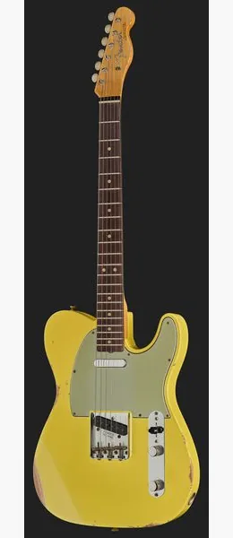 Fender 63 Tele Relic Canary Yellow, detail 2