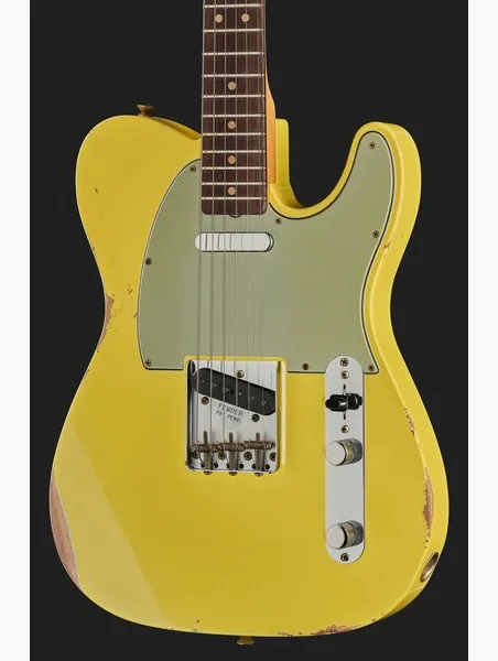 Fender 63 Tele Relic Canary Yellow, detail 4