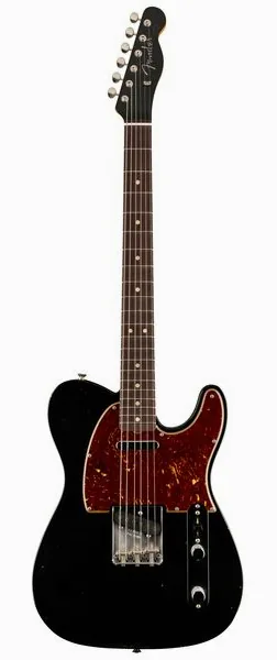Fender 63 Telecaster Black JM, front view