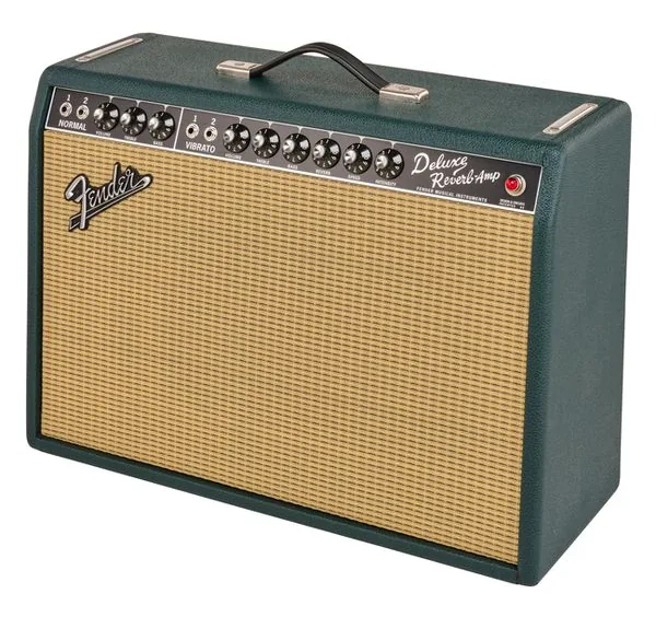Fender 65 Deluxe Reverb BRG, front view