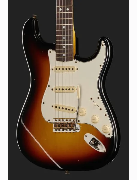 Fender 65 Strat 3CS Journeyman Relic, detail 4