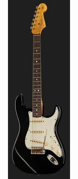 Fender 65 Strat BLK Journeyman Relic, detail 2