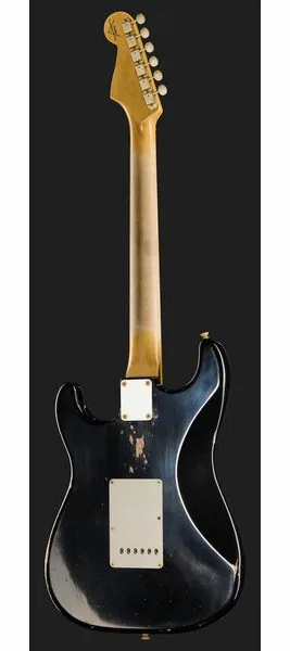 Fender 65 Strat BLK Relic, detail 3