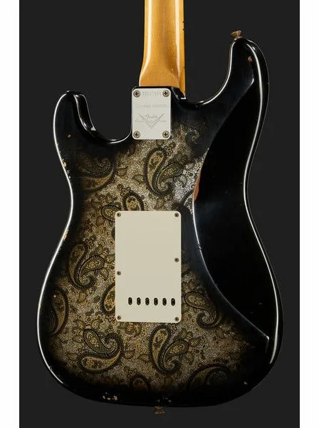 Fender 68 Strat Relic Black Paisley, detail 5